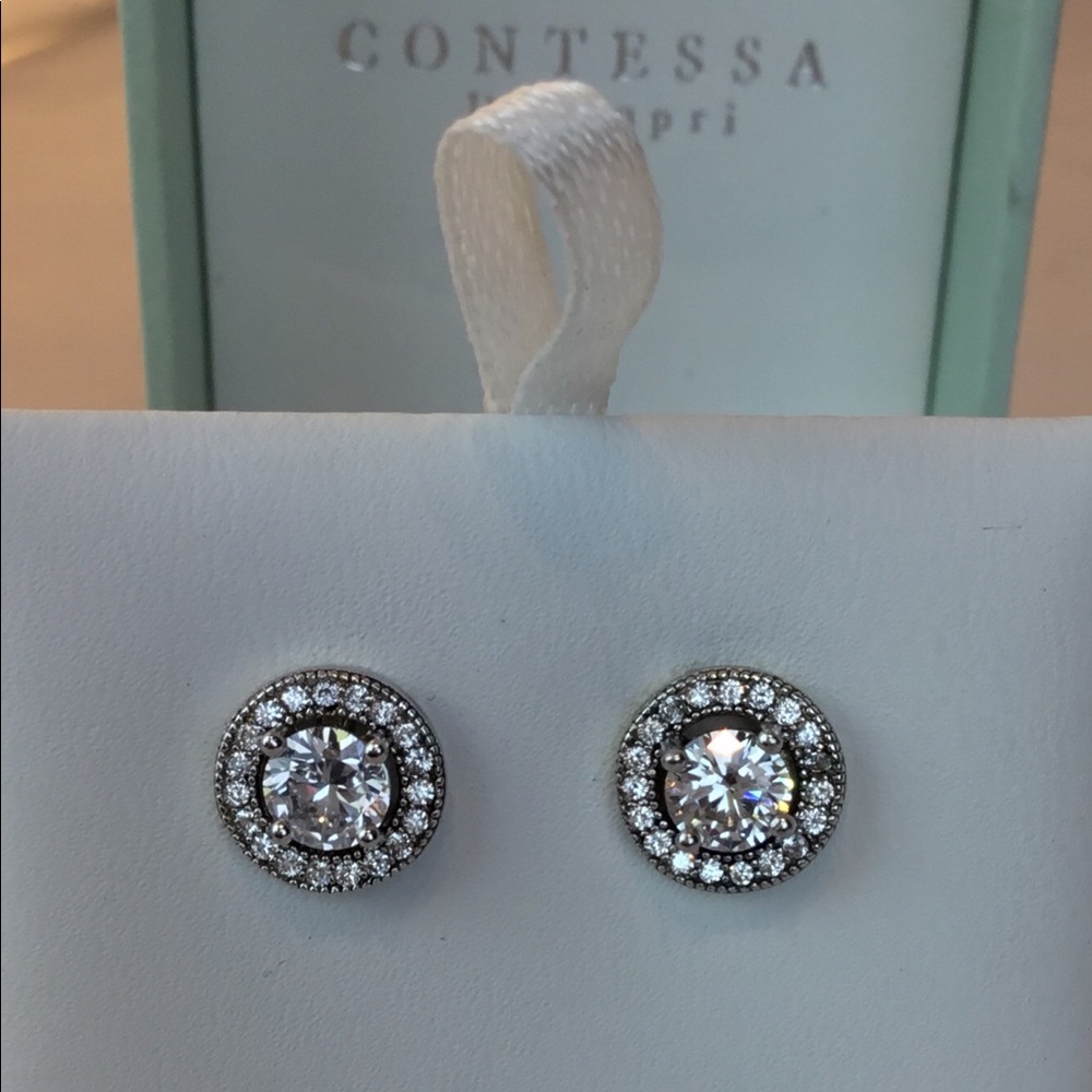 CONTESSA Di Capri Sterling Silver Earrings